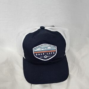NWT Salt Life Boys Navy The Flash Hat One Size Fits Most Summer Beach Trucker
